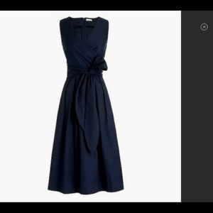 J. Crew Fit & Flare Tie Back Dress NWT